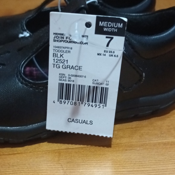 Size 7 little basic edition black dress shoes NEW TAGS STILL ON - Picture 5 of 11